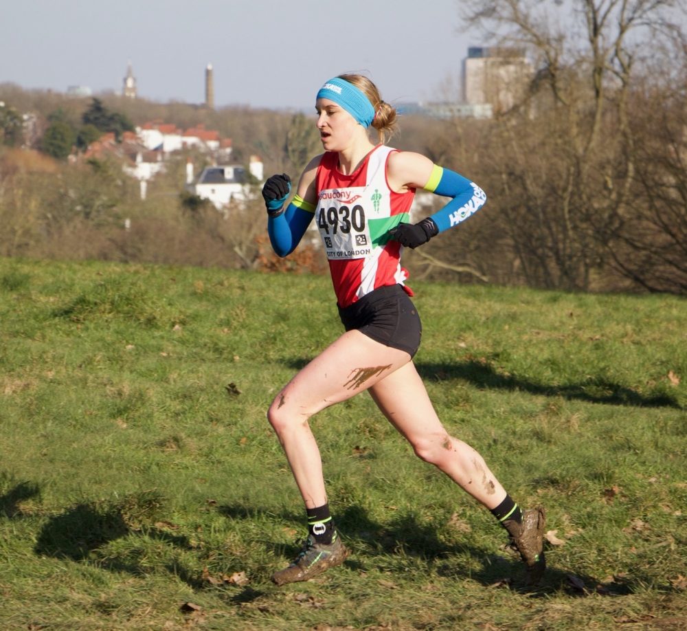 Louise Small cross country race
