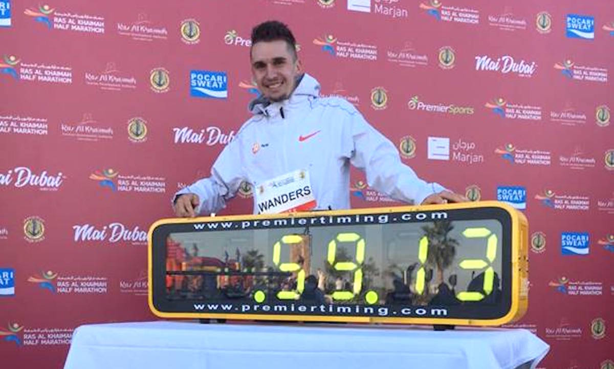 Julien Wanders half marathon