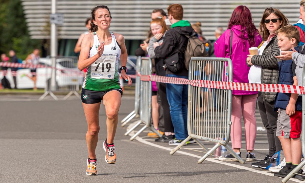 Fionnuala Ross – five in wins in a row of the Scottish title Credit: Bobby Gavin / scottishathletics