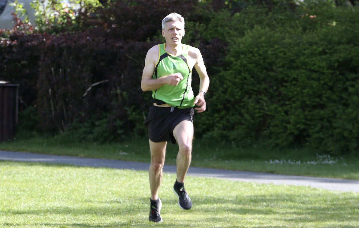 Greg Byrne from the winning Rathfarnham Runners