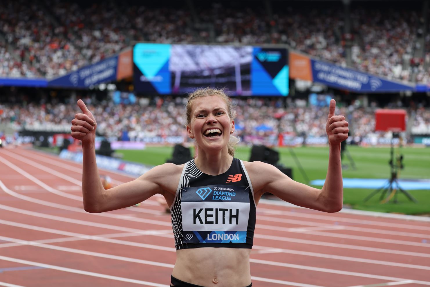 Megan Keith 5000m london diamond league
